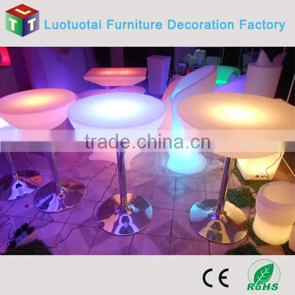 New modern 3d rechargeable LED glow ice cube outdoor used