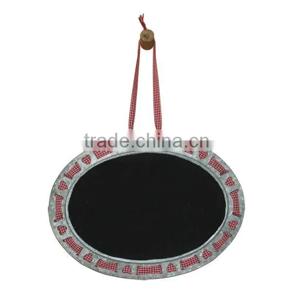 Metal Decorative Blackboard Table Chalkboard
