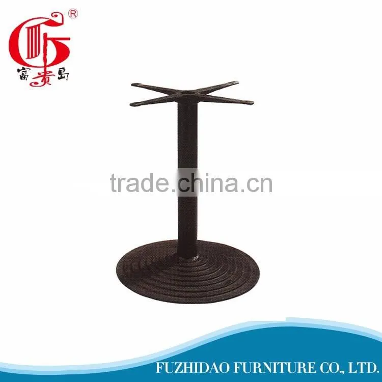 Portable stainless steel metal leg for dining table