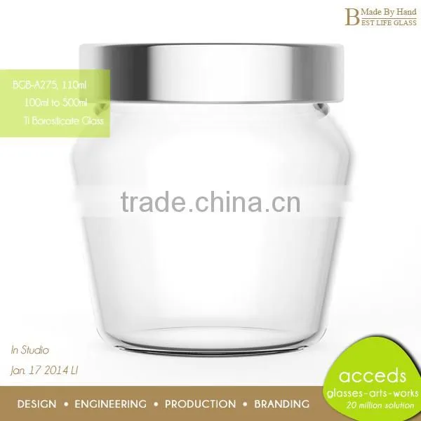 Custom Glass Jars with Lids for Honey