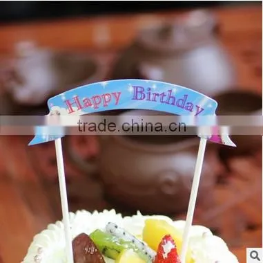 popular recycled happy birthday cake topper