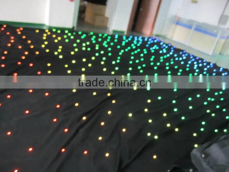 twinkle cinema backdrop lighting fiber optic led vision cloth