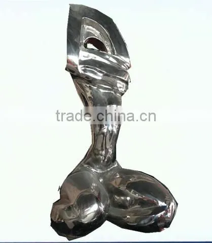 Casting Morden Art Stainless Steel Abstract Sculpture For Garden Decoration