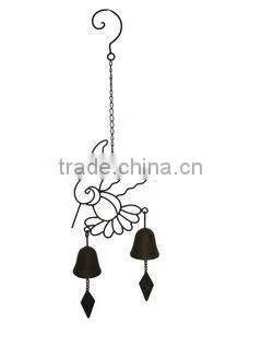 fish metal doorbell for garden decoration