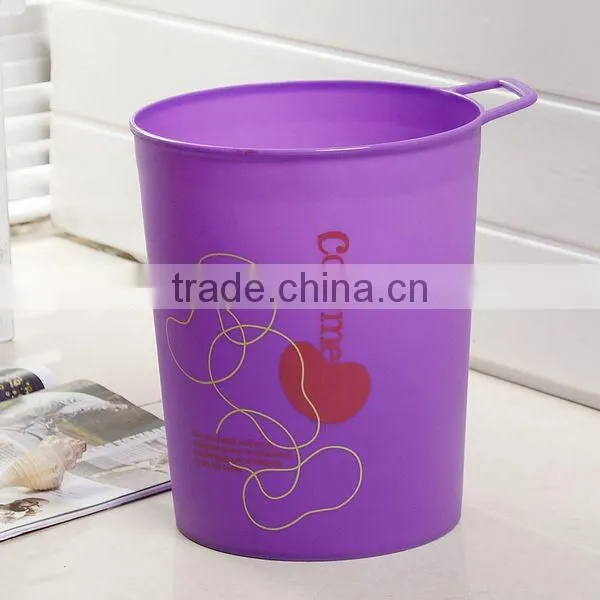 three size PP plastic wastbin with the handle