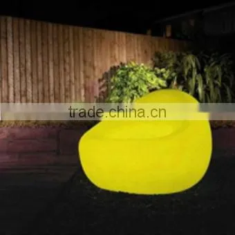 led light outdoor bar chairs with remote control /modern seating, led sofa lounge