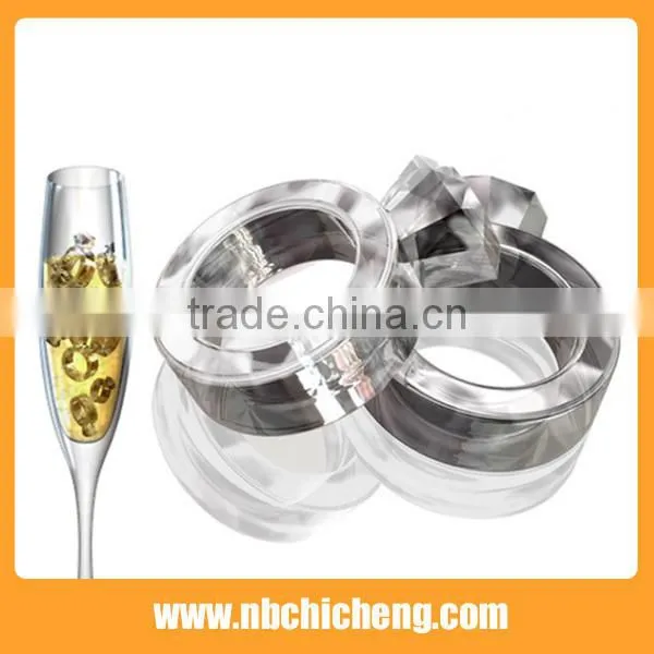 Ring Ice Cube Tray 6-tray Eco-friendly Silicone Ice Mould