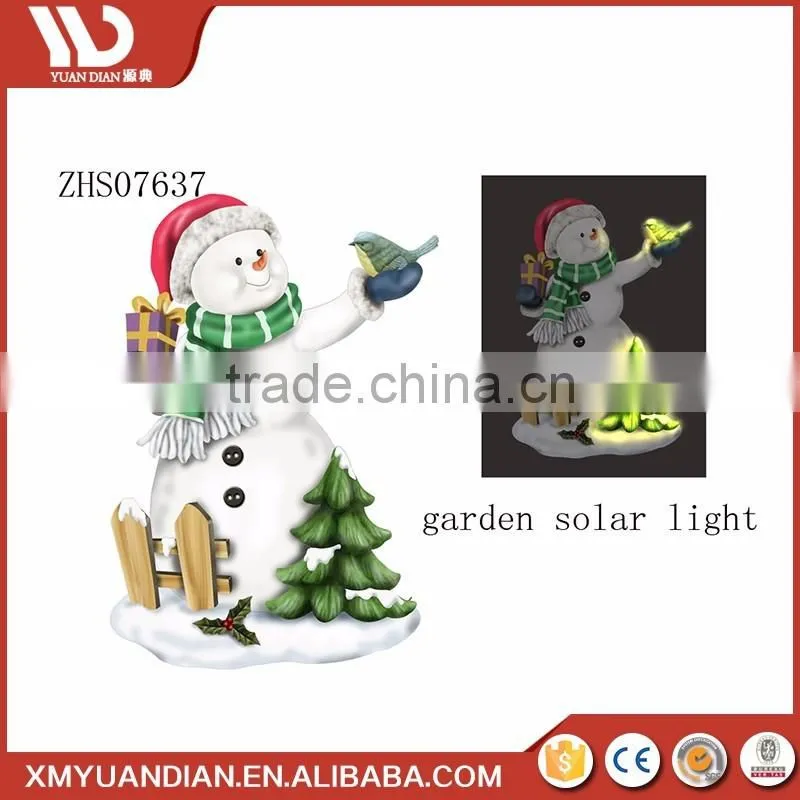 China Personalized Christmas Ornaments Solar Light 2017 Led Christmas Snow Lantern