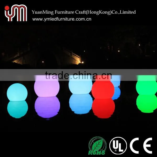 Glowing led lighting ball /waterproof led ball /outdoor lighting led ball