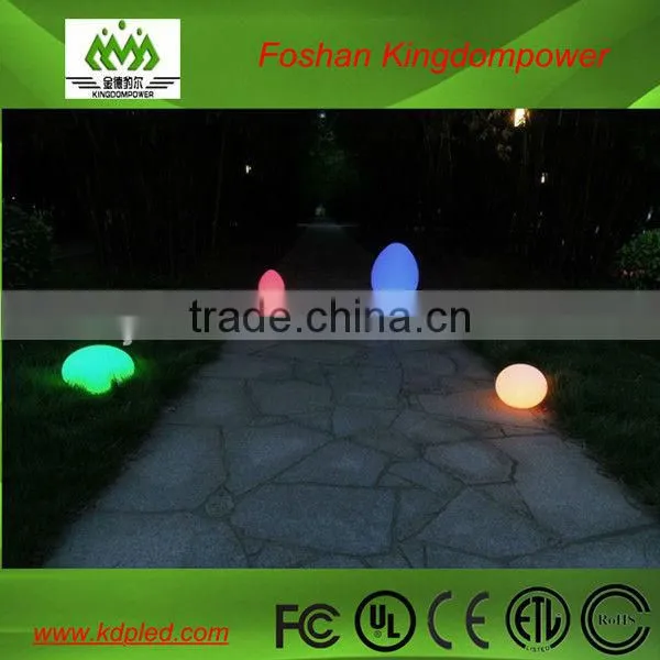 Hot sale glowing LED waterproof battery operating pebble light