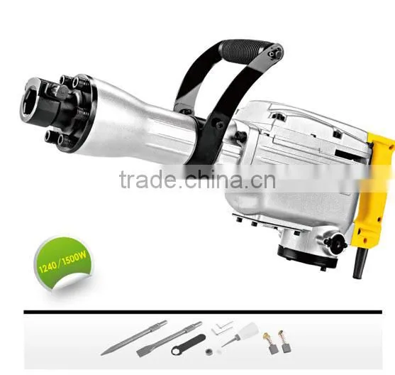 1240/1500W Hex-Gan Demolition Rotary Hammer with GS CE EMC