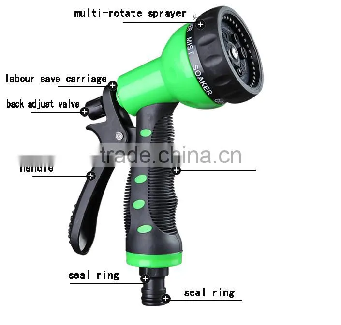 Magic snake hose pipe high pressure water gun telescopic 25Ft/50Ft/75Ft/100Ft China yongkang