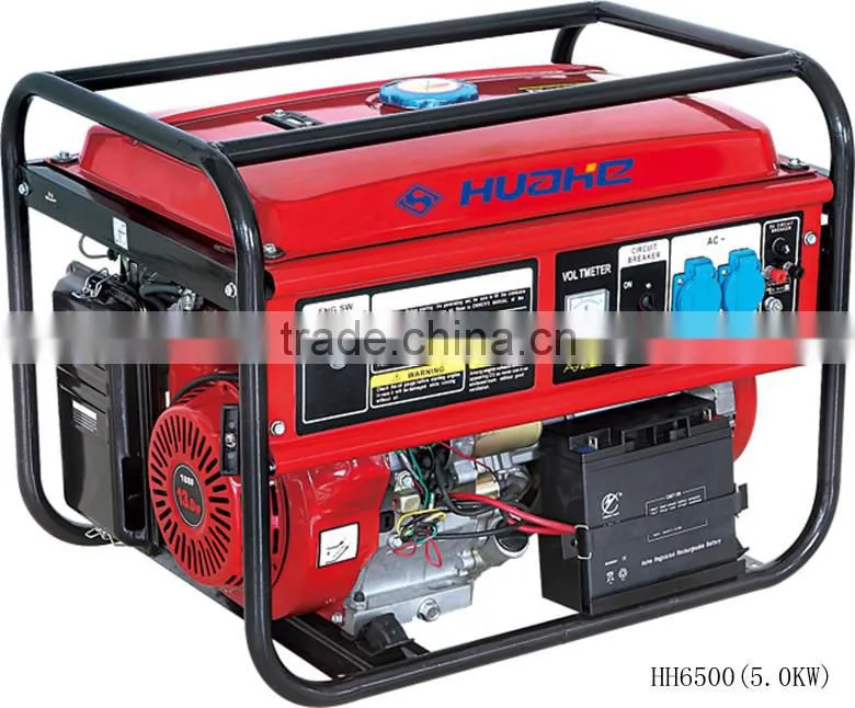 huahe 5KW, 13HP Electric Gasoline Generator