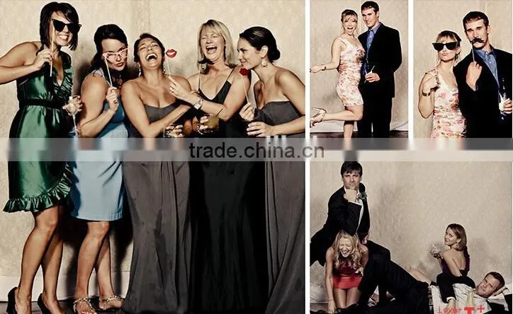 Party Photo Prop 31pcs Mustache on a Stick Set Photo Prop