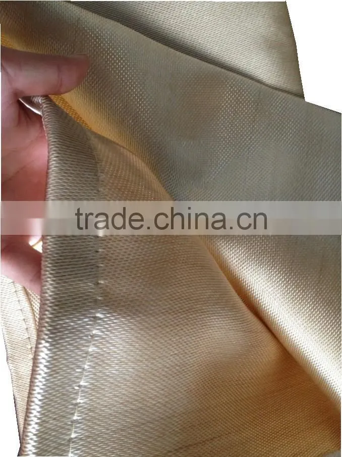 100%Fiberglass 0.8 mm 1M*1M Yellow welding insulation fire blanket in soft bags