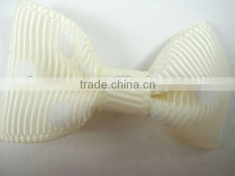 CF0147 Kid small cream bow ribbon for hair