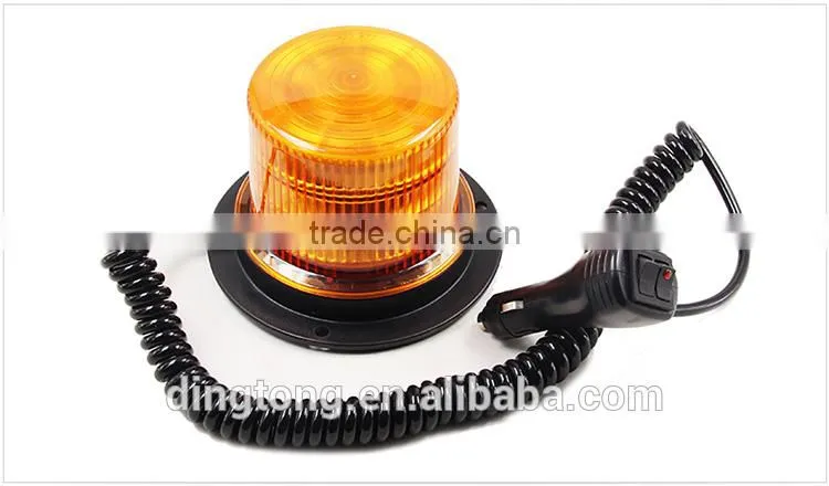 Toptree amber led rotating beacon light 12v with CE ROHS approved