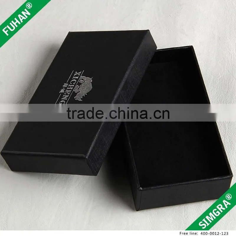 Promotion Silver Stamping Paper Packaging Box