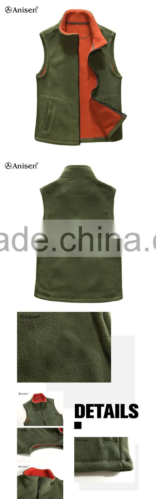 wholesale sweat custom brushed college xxxl men vest
