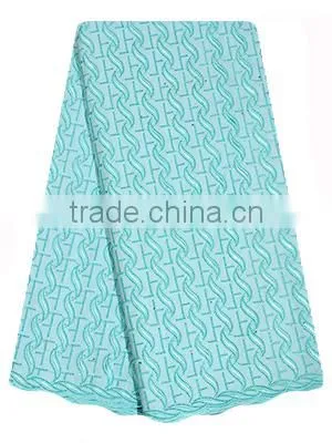 Simple fashionable wholesale cotton african lace fabrics latest design african swiss voile lace fabric SL0425