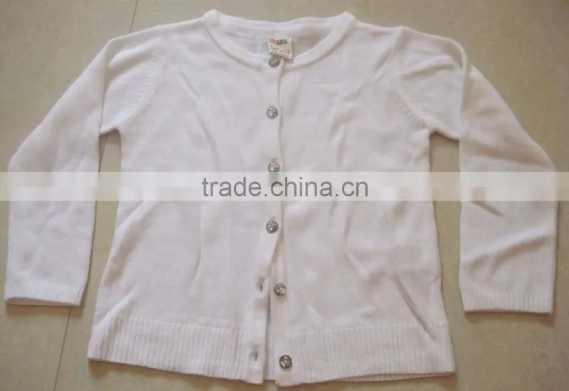 2017 winter plain kids cardigan sweater designs for baby girls for children cardigan sweater(BKN5286)