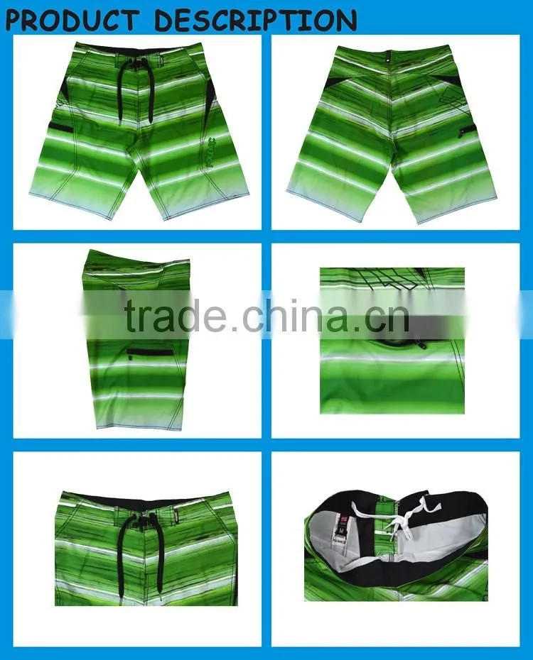 Sublimation China Printing Custom 4way Stretch Boardshorts