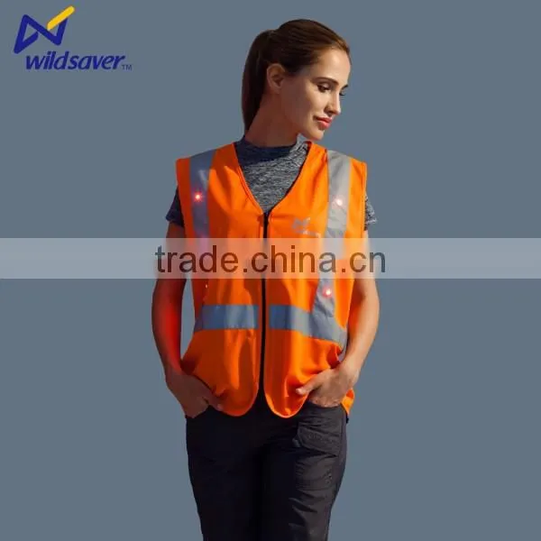 Lime yellow orange construction reflective clothes for work