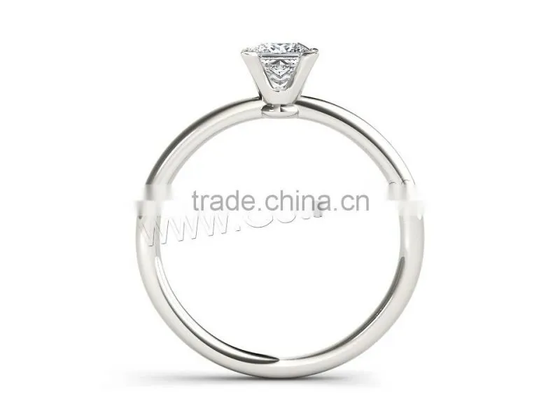 Cubic Zirconia Sterling Silver Finger Ring gift box silver jewelry ring gift for girlfriend ring ceremony gift