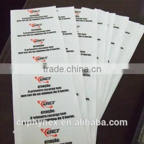 booklet label