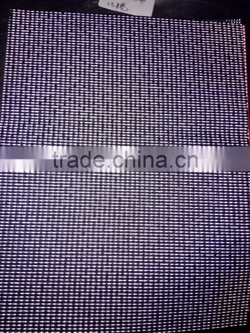Safety high light black 3M reflective tent fabric