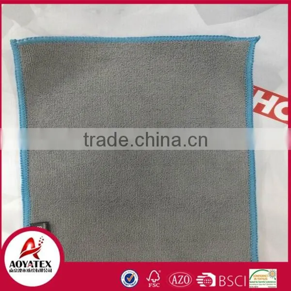 Glass use cleaning cloth, 100% polyester microfiber towl for glass, Chinese towel supplier