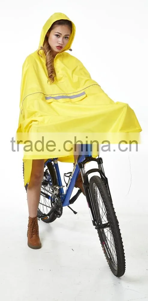 reusable rain poncho