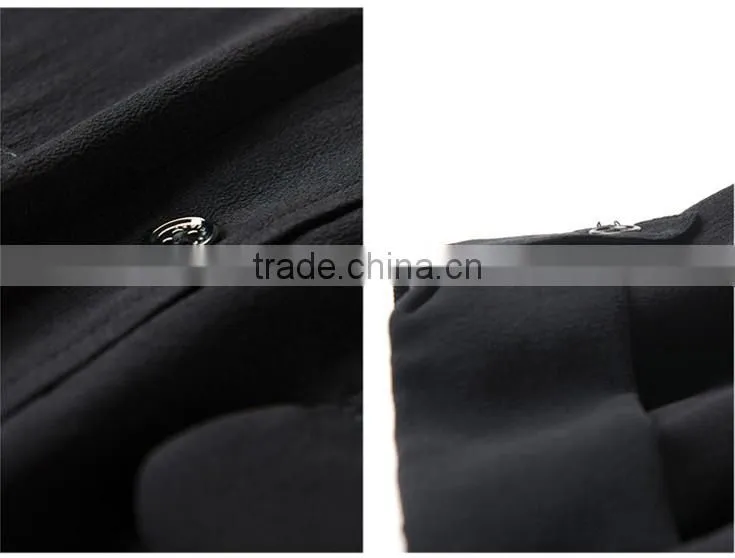 High end Womens 100% silk short sleeve plain formal Blouse
