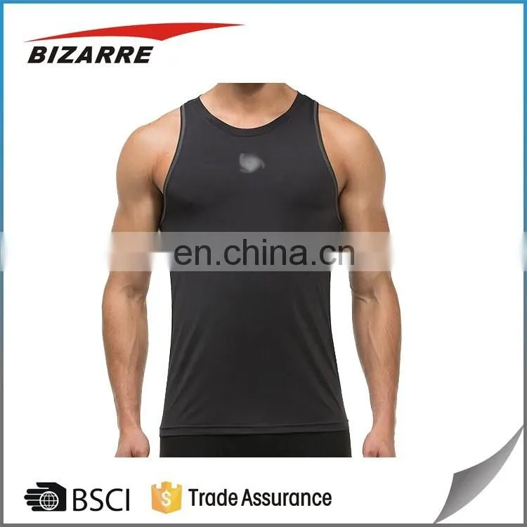 Wholesale custom stringer tank top fitness men jersey sleeveless vest
