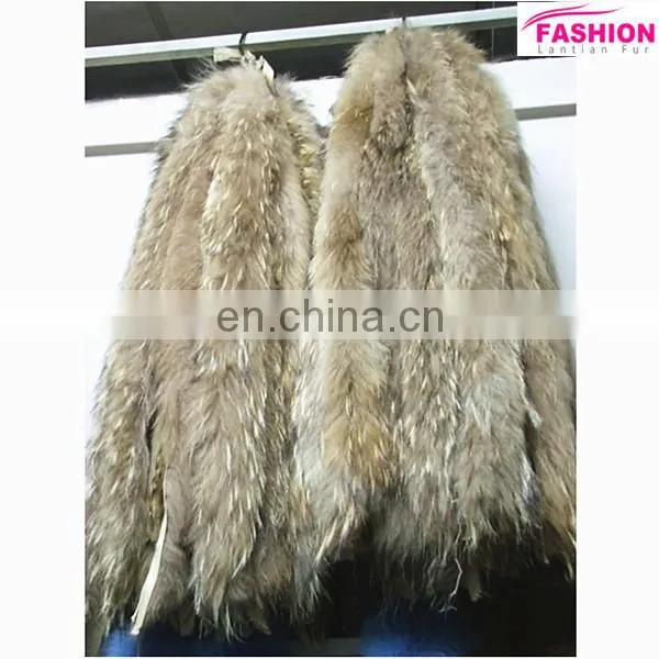 Natural Raccoon Fur strips