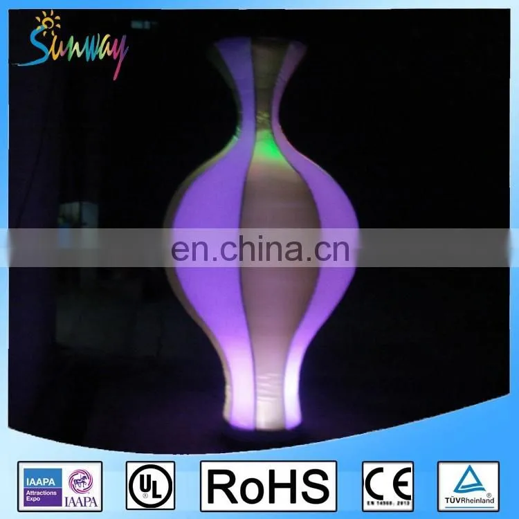 OEM LED Decorative inflatable vase model for advertising