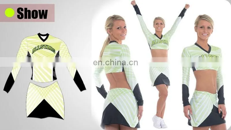 2014 new latest full sublimation cheer practice wear
