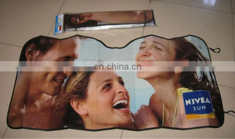 EASTSUN Collapisble PE Bubble Car Sunshade For Front Window Of With Aluminum Coating On 1 Side