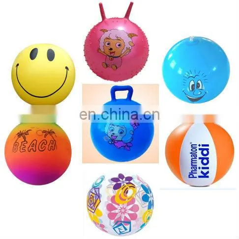 Cartoon characters children's playing toy ball