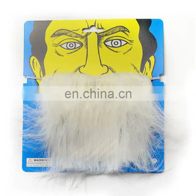 Party holiday Funny Self Adhesive Black Fake artificial beard mustache for Halloween wholesale MOU-2478