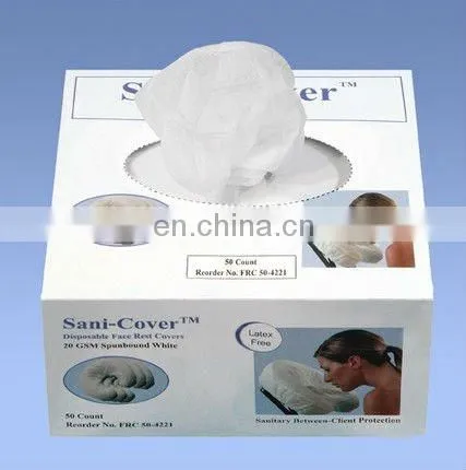 pp fiited face rest covers for massage