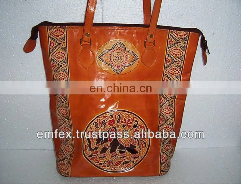 Sheep skin and goat skin genuine shoulder bags, ladies genuine leather bags manufacturer