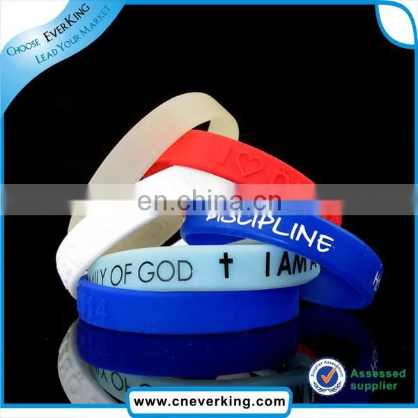 no minimum free shipping custom silicone wristband