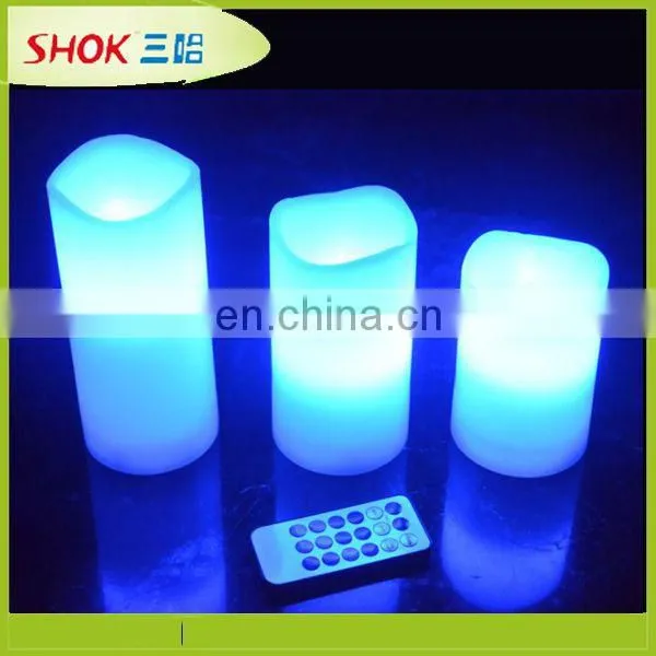 Long lasting tea candle led, wax candle, flashing led candles