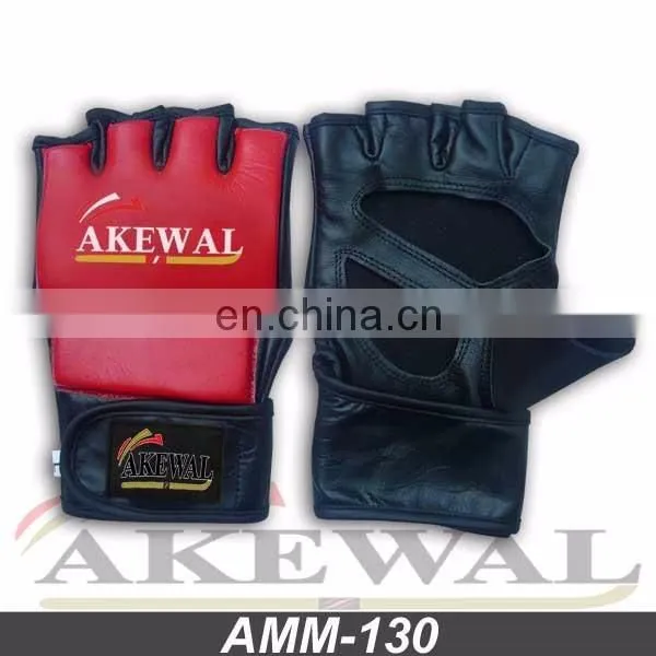 MMA Gloves Cowhide Leather