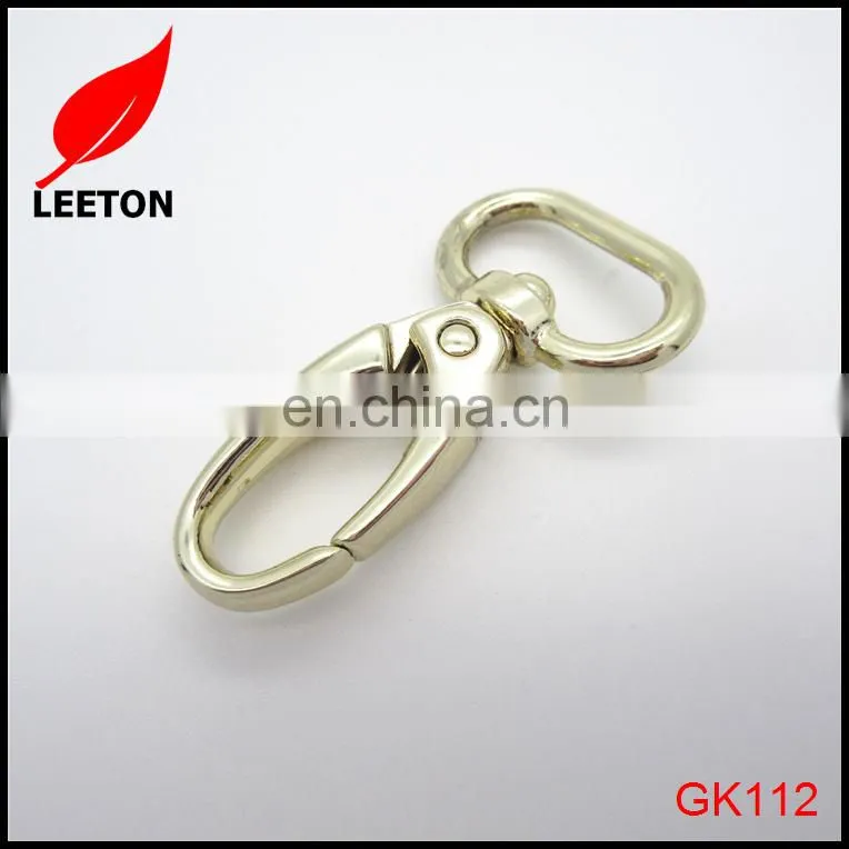 Zinc alloy 0.75inch swivel bag snap hook