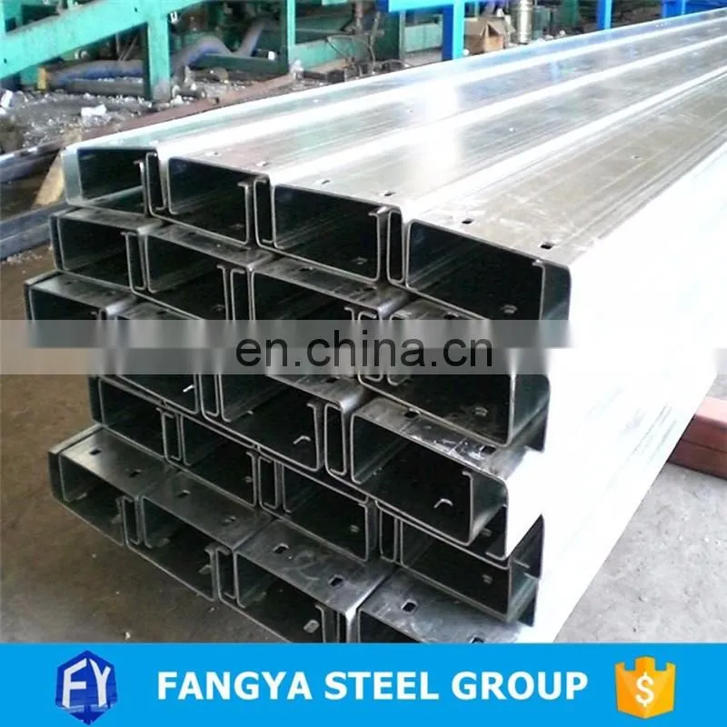 C channel ! c 200*60*20*2.5mm galvanized u beam steel c channel
