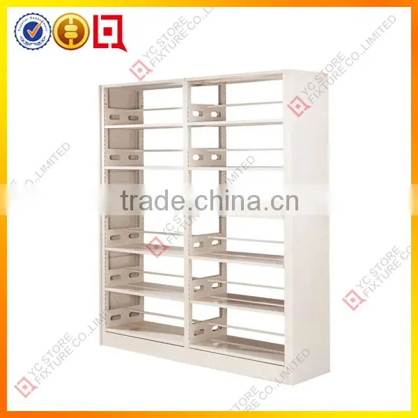 School library metal book/magazine shelf