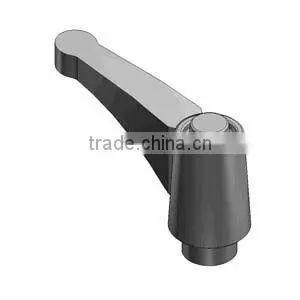Plastic Adjustable handle with thread clamp handle lever