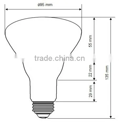 New Product ETL Approved Dimmable BR30 LED Bulb